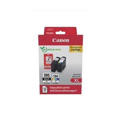 image PACK PG-595XL/CL-586XL PVP SEC +50F GP501 10x15