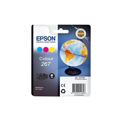 Epson C13T26704010 approprié pour WF100W Encre couleur 6, 7ml 200 Pages