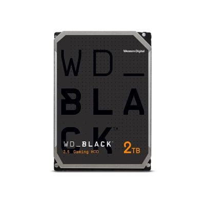 Western Digital - WD Black Disque dur interne 3.5" hautes performances 2To - 7200 RPM SATA 6 Go/s 64Mo Cache