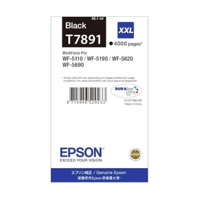 image Cartouche Epson T7891 très haute capacité noire pour imprimante jet d'encre