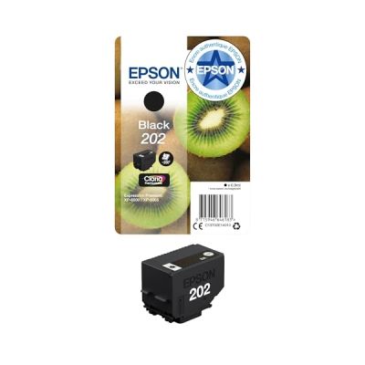 image Epson 202 Kiwi Noir, Cartouche d'encre d'origine, XP-6000, XP-6005, XP-6100, XP-6105