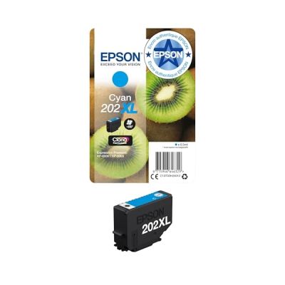 image Cartouche d'encre Epson originale 202 XL cyan Amazon Dash Replenishment est prêt