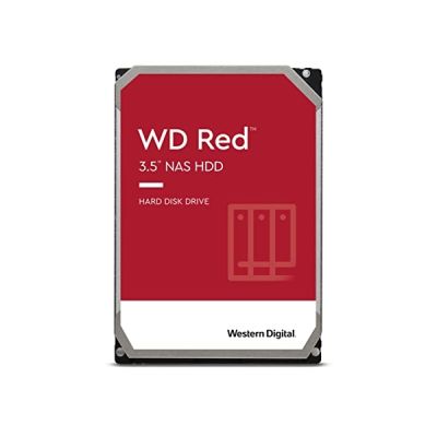 WD Red 8TB 3.5" NAS Disque dur Interne - 5400 RPM Class, SATA 6 Gb/s, CMR, 256MB Cache - WD10EFRX