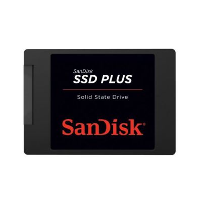 image SANDISK - 240 Go SSD Plus | SATA Revision 3.0 | Idéal pour les Charges de Travail Sur PC | Configuration Facile | Robuste & Durable | Incl. Tableau de Bord Pour Serveillance de L'État du Disque