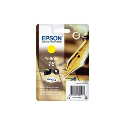 image EPSON Cartouche T1624 - Stylo Plume - Jaune