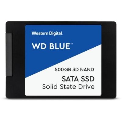 image Western Digital - WD Blue SSD - Disque SSD interne 2.5" SATA 500Go 3D NAND