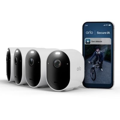 image Caméra de surveillance ARLO Pack de 4 caméras 2K+ extérieur Pro6