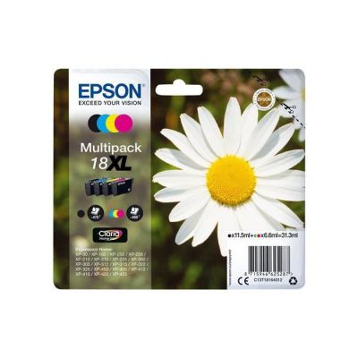 image EPSON cartouche d'encre Multipack T1806 - Pâquerette - Noir, Cyan, Magenta, Jaune