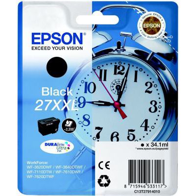 image Epson C13T27914022 - 27XXL - Cartouche d'encre compatible avec Imprimante Epson Workforce XXL Noir