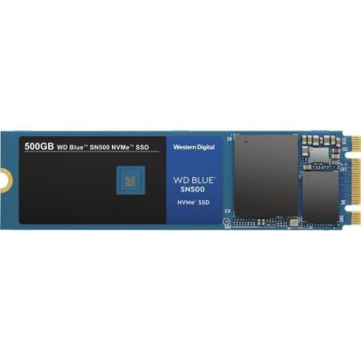 image Western Digital Blue SN500 - SSD interne NVMe format M.2, jusqu'à 1700 Mo/s en lecture, 500 Go