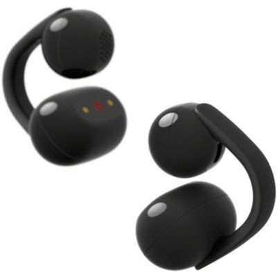 image Écouteurs Sony LinkBuds Clip à Oreilles Libres, Conception Confortable à Clipser, 3 Modes d'écoute et Son Riche, Assistant Vocal IA, Commande par tapotement, iOS et Android – Noir