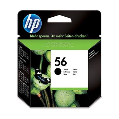 image HP 56 C6656AE pack de 1, cartouche d'encre d'origine, imprimantes HP DeskJet, Digital Copier, OfficeJet, Photosmart, PSC, noir