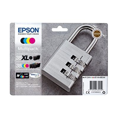 35XL MPACK INK (XL BK+STD CMY) RF/AM TAG