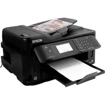 image EPSON Imprimante Jet d'Encre Multifonction WorkForce WF-7715DWF - Couleur - Copieur/TéléImpression N&B