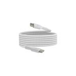 image produit Belkin BoostCharge Câble à gaine tressée USB-C vers USB-C (2 m, pour iPhone 16, 16 Pro, 16 Pro Max, 16 Plus, Galaxy S24, S23, Note10, Note9, Pixel 9, Pixel 8, iPad Pro, etc., blanc)