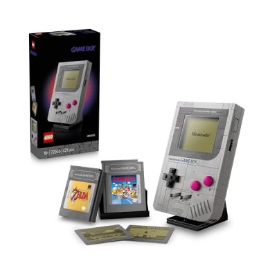 LEGO Super Mario Game Boy - Set de Construction pour Adulte - Maquette de Nintendo à Exposer avec 2 Cartouches Dont Zelda - Support Inclus - Idée de Cadeau Rétro pour Fans de Jeux Vidéo 72046
