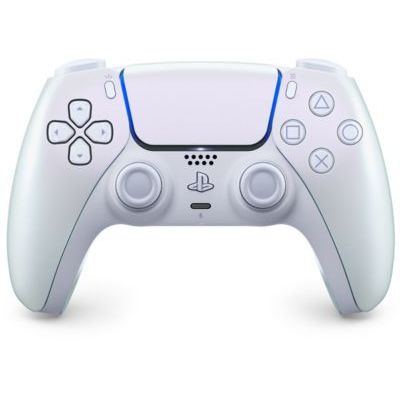 Playstation Sony, Manette 5 Officielle DualSense, Sans Fil, avec Retour Haptique & Gâchettes Adaptatives, Micro Intégré, Batterie Rechargeable, Compatible PS5/PC, Couleur : Chroma Pearl