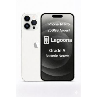 image Smartphone APPLE iPhone 14 ProArgent 128Go Batterie Neuve