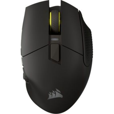 image Corsair Scimitar Elite Wireless SE MMO Souris de Jeu – 33 000 DPI, 16 Boutons Programmables, Adjustable Key Slider™, Elgato Virtual Stream Deck, 1K Hyper-Polling, Jusqu'à 150h de Batterie – Gunmetal