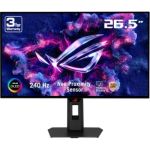 image produit ASUS ROG Strix XG27AQDMGR - Moniteur Gaming(XG27AQDMGR) ― 27 Pouces (26,5 Pouces Visibles) 1440p TrueBlack Glossy™ OLED, 240 Hz, 0,03 ms, capteur de proximité Neo, OLED Care Pro, ELMB