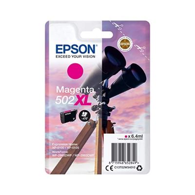 image Epson Singlepack Magenta 502XL Ink - Cartouches d'encre (Original, Encre à pigments, Magenta, Epson, 1 pièce(s), Impression à jet d'encre)