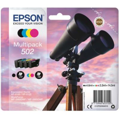 image EPSON C13T02V64020 Encre cartouche d'encre multipack (noir et couleurs)