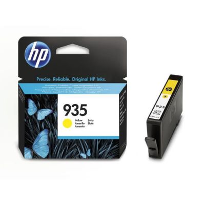 image HP 935 cartouche d'encre jaune authentique pour HP OfficeJet 6230/6820/6830 (C2P22AE)