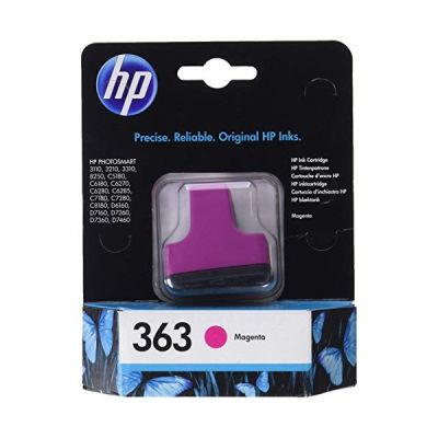image HP 363 Cartouche d'encre d'origine compatible avec Imprimantes Photosmart Magenta