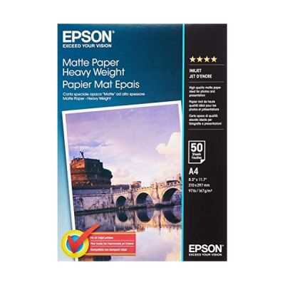 EPSON Papier photo mat S041256 - 167g/m2 - A4 - 50 feuilles 5241