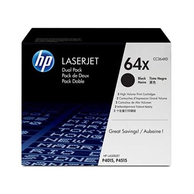 HP 64X Toners Noir Authentiques Grande Capacité (CC364XD)