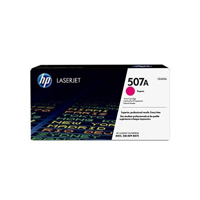 HP 507A CE403A pack de 1, toner d'origine, magenta