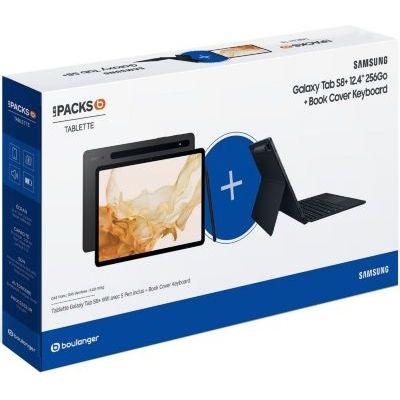 image Tablette Android SAMSUNG Pack Galaxy Tab S8+ Wifi 256Go+Keyboard
