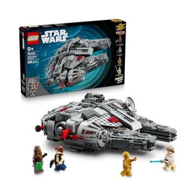 image LEGO Star Wars 75426 Smart Play : Faucon Millenium - Set Compatible - Jouet Interactif - Maquette avec 4 Smart Tags & 4 Minifigurines - Idée Cadeau dès 9 Ans pour Garçon, Fille ou Fan Adulte