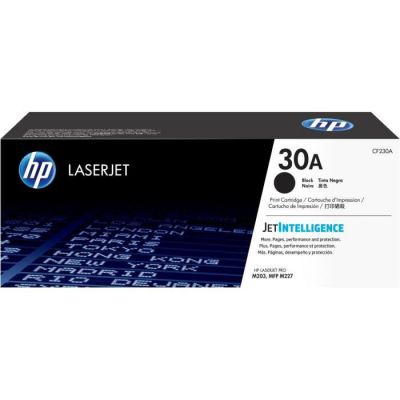image HP 30A Toner LaserJet Noir Authentique (CF230A) pour Imprimantes HP LaserJet Pro M203 et HP LaserJet Pro MFP M227