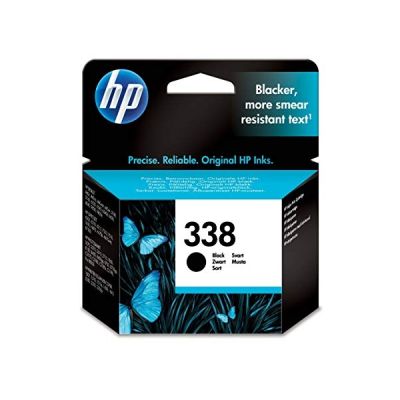 image HP 338 Cartouche d'Encre Noir Authentique, pour HP Photosmart 2570/C3170 et HP PSC 1510/1600 (C8765EE)