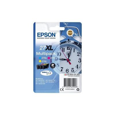 image cartouche EPSON Multipack T2715 - Réveil - Cyan, Magenta, Jaune XL
