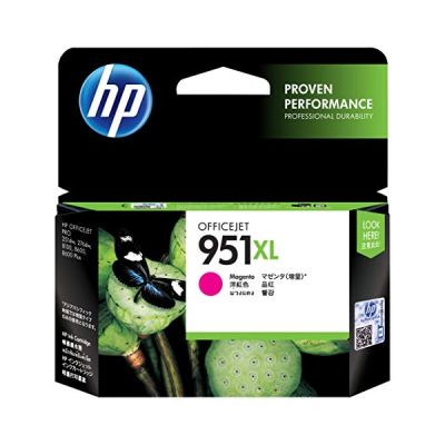 image HP 951XL Cartouche d'Encre Magenta Grande Capacité Authentique pour HP OfficeJet Pro 251dw/276dw/8100/8600 (CN047AE)