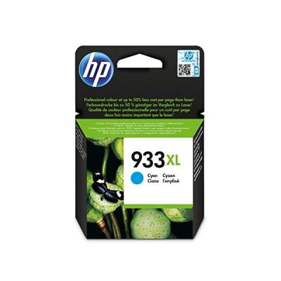 image HP 933XL cartouche d'Encre Cyan Grande Capacité Authentique (CN054AE) pour imprimante HP Officejet