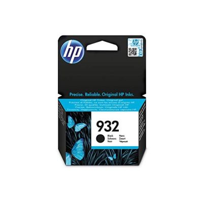 image HP 932 cartouche d'encre noire authentique pour HP OfficeJet 6100/6600/6700/7100/7510/7610 (CN057AE)