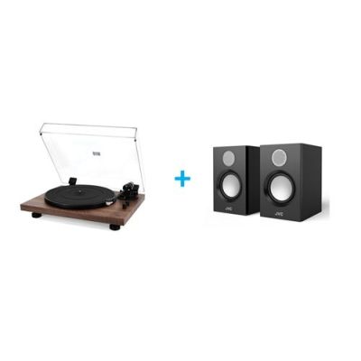 Pack platine vinyle JVC AL-F64T + 2 enceintes amplifiées JVC SP-F56B