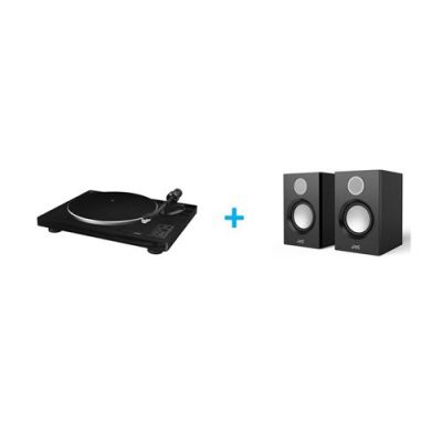 Pack platine vinyle JVC AL-F76B + 2 enceintes amplifiées JVC SP-F56B