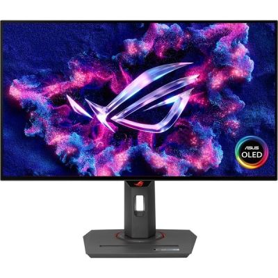 image ASUS ROG Strix XG27AQDNG Moniteur Gaming ROG Strix OLED XG27AQDNG ― 27 Pouces (26,5 Pouces Visibles) 1440p QD-OLED, 360 Hz, 0,03 ms, capteur de proximité Neo, OLED Care Pro