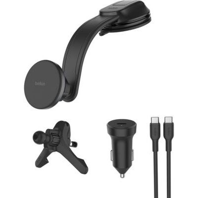 image Support smartphone BELKIN 15W Noir magnetique avec support