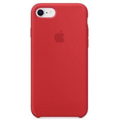 image Coque APPLE en silicone pour iPhone 8 / 7 - (PRODUCT)RED