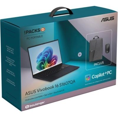 image Ordinateur portable ASUS Pack Vivobook 16 S1607QA-MB122W