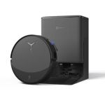 image produit ECOVACS DEEBOT T90 Pro Omni Aspirateur Laveur, 30 000 Pa, Recharge PowerBoost, OZMO Roller 3.0 avec TruEdge 3.0, Distribution Automatique de Solution de Nettoyage, Agent IA YIKO, Noir