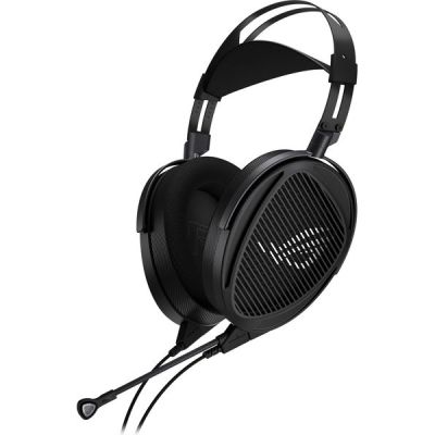 image ASUS ROG Kithara - Casque Gaming Filaire, Open-Back, Driver magnétique Plan HIFIMAN Planar 100 mm, Jacks interchangeables 4,4/3,5/6,3, Micro MEMS à Bande complète, pour PC, Switch, PS5, Mobile