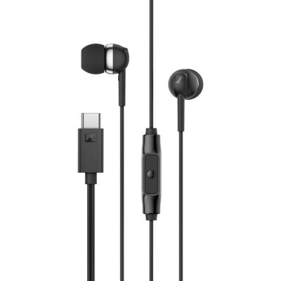 image Sennheiser CX 80U - Écouteurs Intra-Auriculaires avec télécommande intégrée - Noir