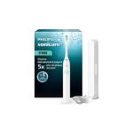 image produit Brosse à dents électrique Philips Sonicare série 3100 – capteur de pression, 3 intensités, EasyStart, SmarTimer, 14 jours d’autonomie, étui de voyage, coloris blanc, modèle HX4033/21, [Nouveau]