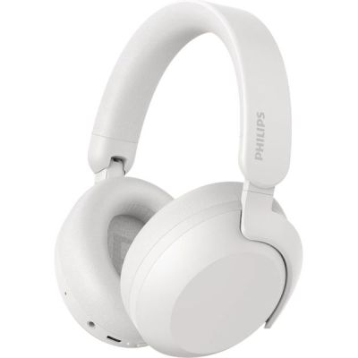 image Philips TAH8000EWT/00 Casque Bluetooth Supra-auriculaire sans Fil – réduction du Bruit, 70 h d’autonomie, Compatible avec l’Assistant Vocal, idéal pour Les Voyages – Blanc